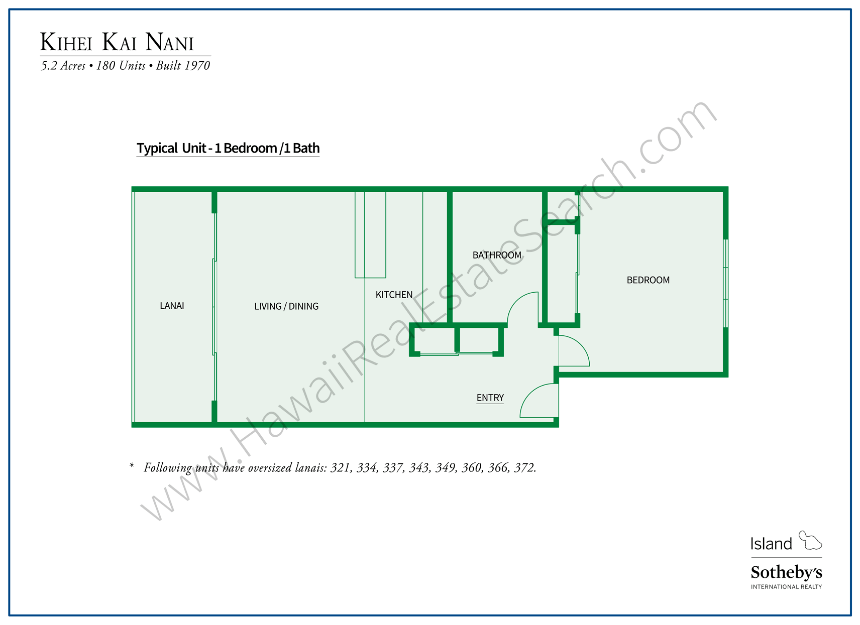 Kihei Kai Nani Floor Plan